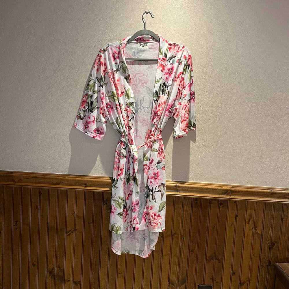 Show me Your Mumu Floral Kimono Robe One Size Casual Feminine